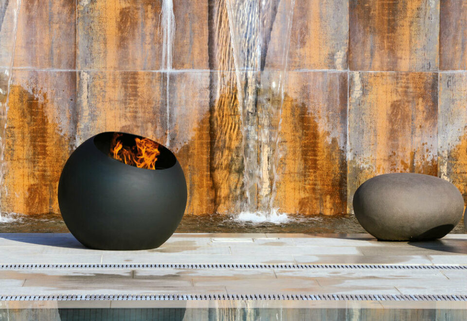 Brasero focus creation feu exterieur terrasse bubble 0